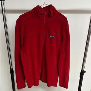 Patagonia Men's Zip-Up Red Sweater